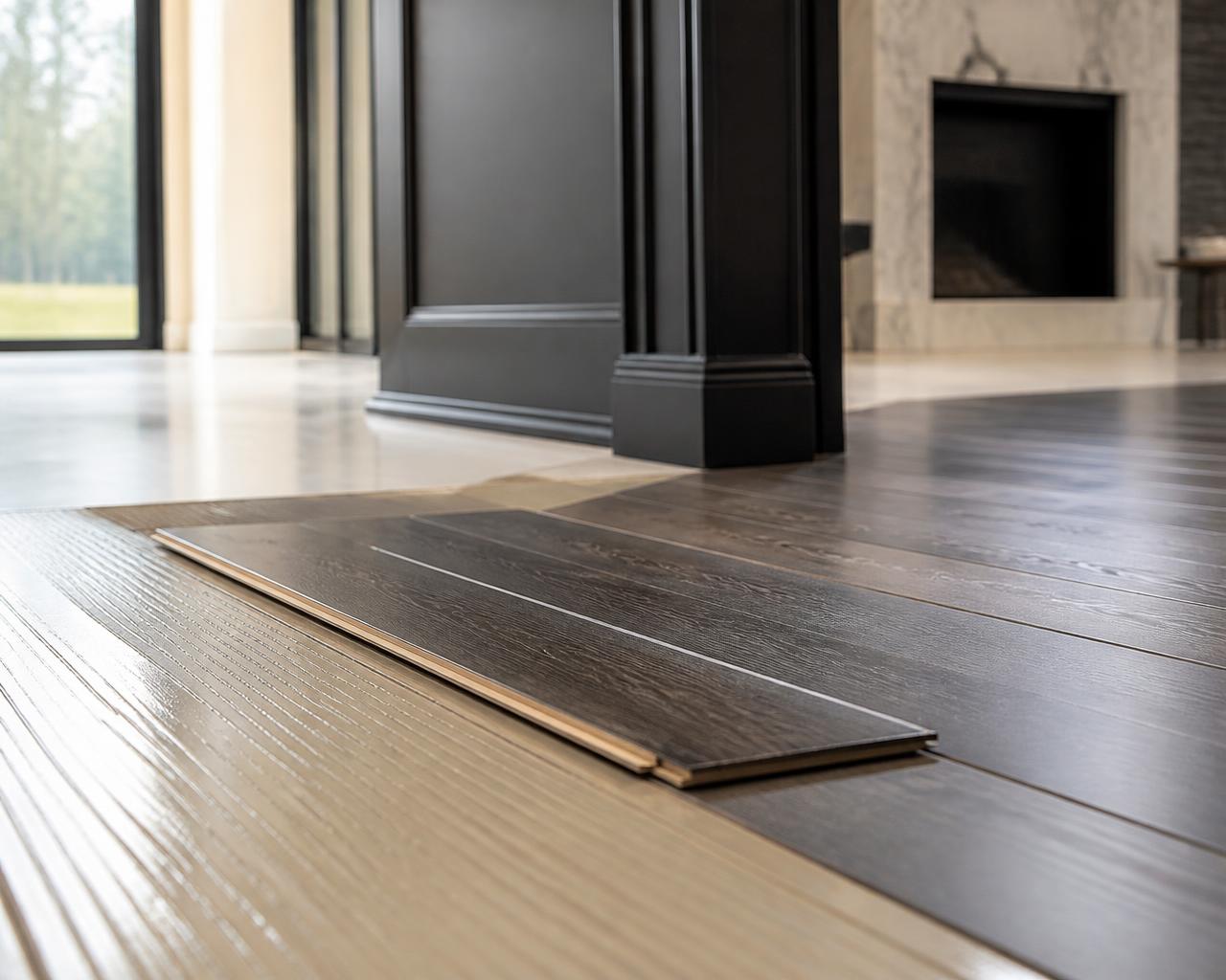 Premium flooring installation example